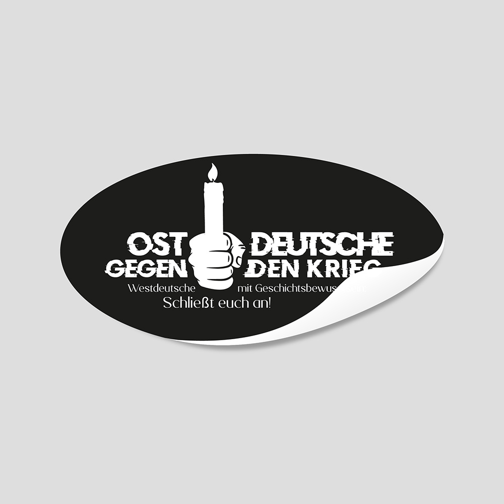 Ostdeutsche…“ Aufkleber (10 Stück) – Fanshop-Erz